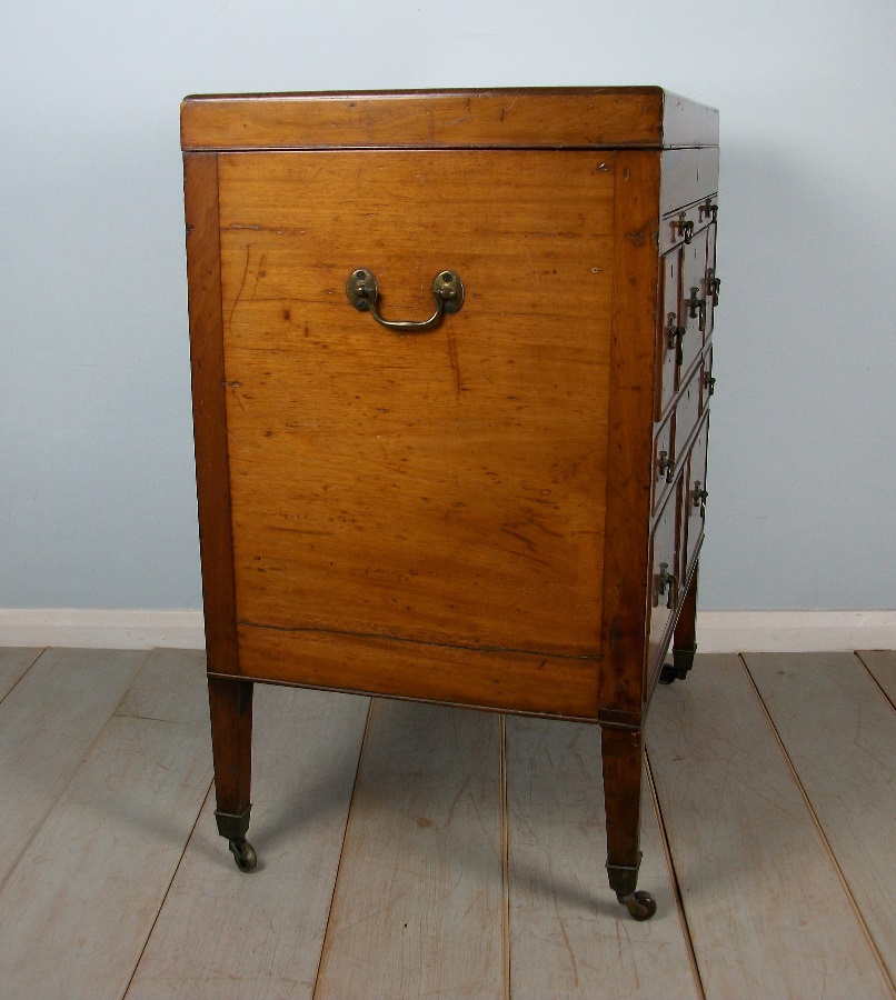 Mahogany Military Campaign Dressing Chest